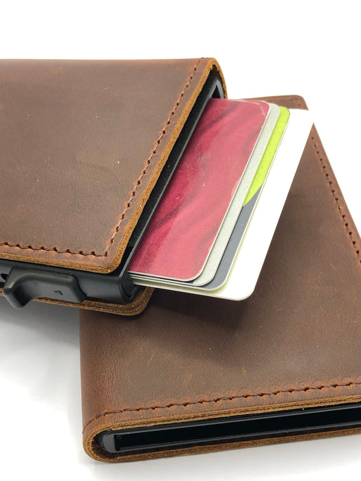 7ovate Genuine Leather RFID Card Wallet