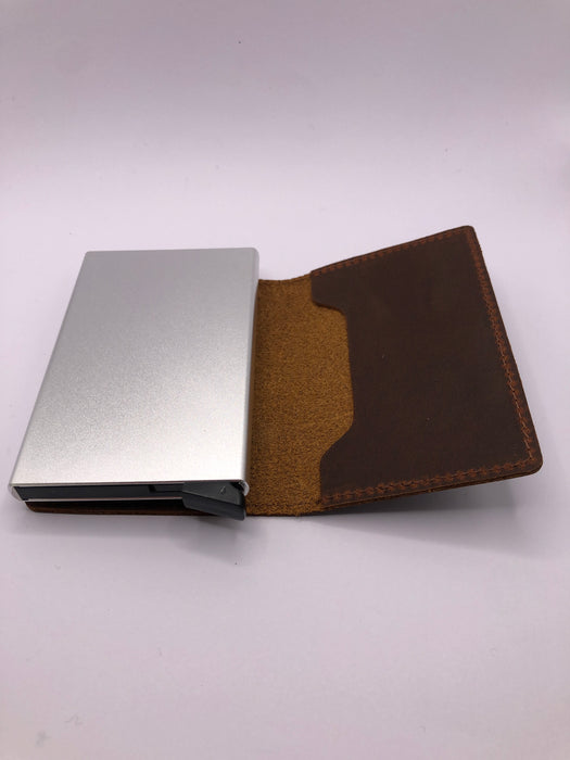 7ovate Slimline Genuine Leather RFID Card Wallet